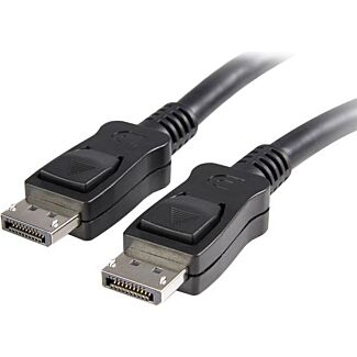 StarTech DISPLPORT3L 3 ft DisplayPort Cable with Latches M/M