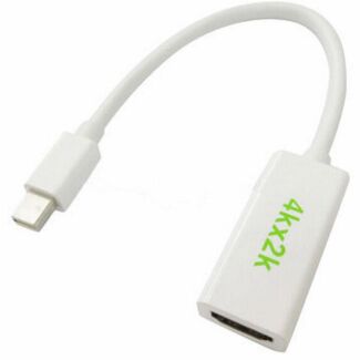 Astrotek AT-MINIDPHDMI4K-MF Mini DisplayPort DP to HDMI Converter Adapter Cable 15cm