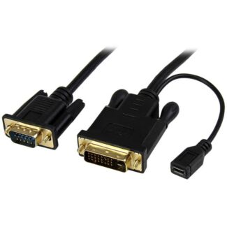 StarTech DVI2VGAMM3 3ft DVI-D to VGA Adapter Converter Cable