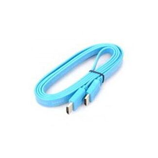 Flat HDMI 1.5M High Speed Cable Light Blue 2MHDMILB