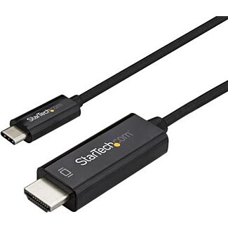 StarTech CDP2HD1MBNL 1m Cable USB C to HDMI 4K60Hz - Black