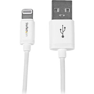 StarTech USBLT1MW 1m White 8-pin Lightning to USB Cable