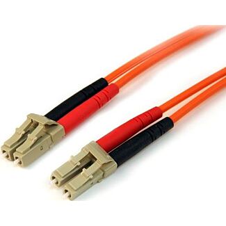 StarTech 50FIBLCLC2 2m MM Fiber Patch Cable LC - LC