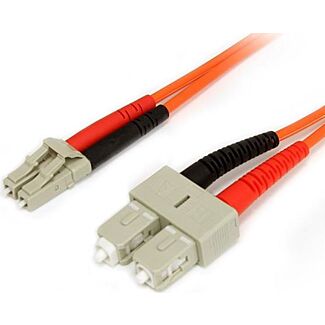 StarTech FIBLCSC1 1m Multimode Fiber Patch Cable LC - SC