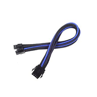 Silverstone SST-PP07-EPS8BA EPS-8pin to EPS/ATX-4+4pin(300mm), Black & Blue