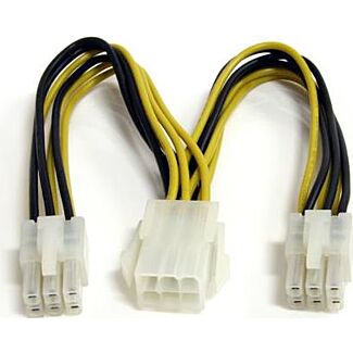 StarTech PCIEXSPLIT6 6in PCIe Power Splitter Cable