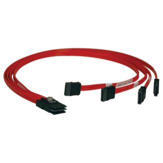 Alogic IMS-0.5-8087S 0.5m Internal Mini SAS SFF-8087 To 4 SATA Male Cable