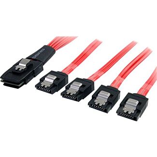 StarTech SAS8087S450 SAS Cable SFF-8087 to 4x Latching SATA