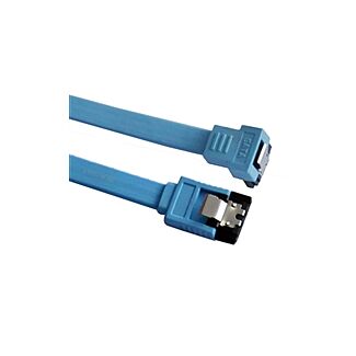 SATA III 90degree Down Angle Cable 26AWG 50cm - Blue - 9249 - FC-5083