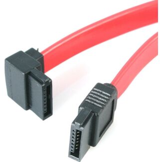 StarTech SATA18RA1 18in SATA to Right Angle SATA Cable