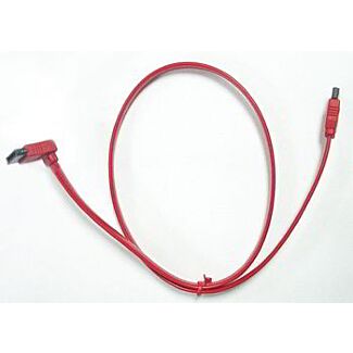 8ware SATA Cable - Left-Angled / Up Connector - 45cm Red FC-5033U