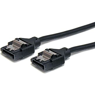 StarTech LSATARND24 24in Latching Round SATA Cable