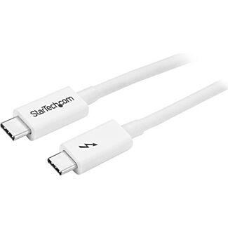 StarTech TBLT3MM2MW 2m Thunderbolt 3 Cable 20Gbps - White