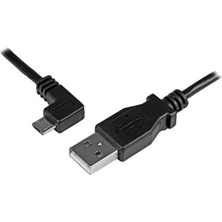 StarTech USBAUB1MLA 3ft Angled Micro-USB Charge & Sync Cable