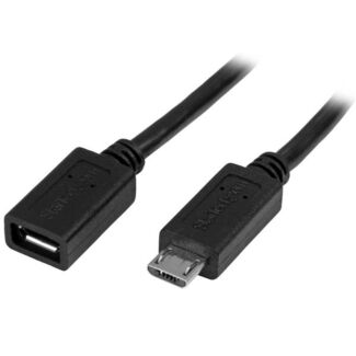 StarTech USBUBEXT50CM 0.5m 20in Micro-USB Extension Cable M/F