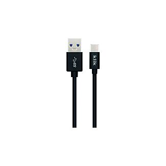 Comsol KAC12BK 1.2M USB Type-A to USB-Type-C USB 3.0 Cable