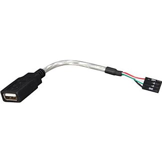 StarTech USBMBADAPT 6 USB A to USB 4 Pin Header Cable