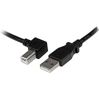 StarTech USBAB1ML 1m USB 2.0 A to Left Angle B Cable M/M