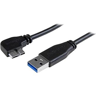 StarTech USB3AU50CMLS 0.5m 20in Slim Micro USB 3.0 Cable - M/M