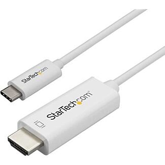 StarTech CDP2HD1MWNL 1m Cable USB C to HDMI 4K60Hz - White