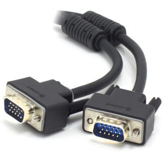 Alogic VGA-MM-05 5m VGA/SVGA Premium Shielded Monitor Cable with Filter Male to Male