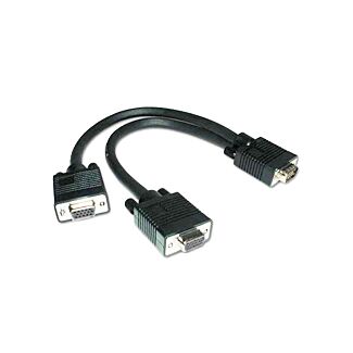 Comsol H15MFF-AD 15cm VGA Splitter Cable - Male to Female/Female