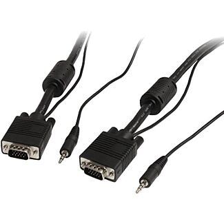 StarTech MXTHQMM5MA 5m High Res Monitor VGA Cable w/ Audio