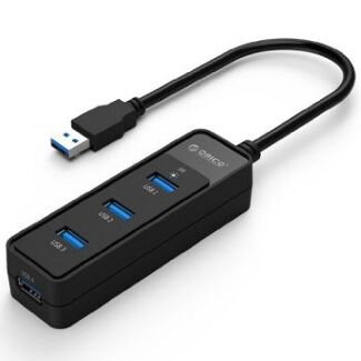 Orico W5PH4-U3-BK 4 ports Bus Power USB3.0 Hub W5PH4-U3-BK