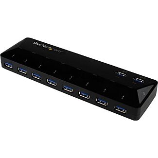 StarTech ST103008U2C 10-Port USB 3.0 Hub w/ Charge/Sync Ports