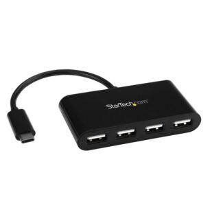 StarTech ST4200MINIC 4-Port USB-C Hub - Mini Hub - USB-C to 4x USB-A - USB 2.0