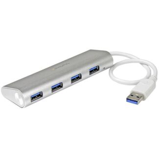 StarTech ST43004UA 4 Port Portable USB 3.0 Hub - Aluminum