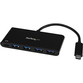 StarTech HB30C4AFPD 4 Port USB C Hub w/ PD - C to A USB 3.0