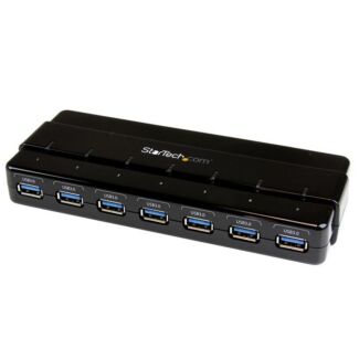 StarTech ST7300USB3B 7 Port SuperSpeed USB 3.0 Hub w/ Adapter