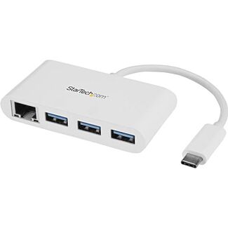 StarTech HB30C3A1GEA 3 PORT USB C HUB W/ GBE - C TO A USB 3.0