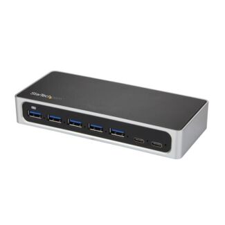 StarTech HB30C5A2CSC 7 Port USB C Hub - USB-C to 5x USB-A and 2x USB-C - USB 3.0