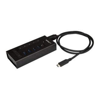 StarTech HB30C5A2CST 7 Port USB-C Hub - Metal - USB-C to 5x A and 2x C - USB 3.0