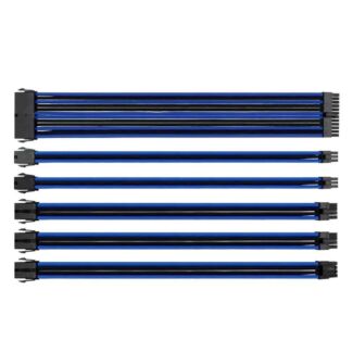 Thermaltake AC-035-CN1NAN-A1 TtMod Sleeved PSU Extension Cable Set Blue/Black