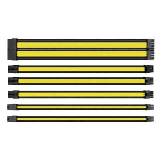 Thermaltake AC-047-CN1NAN-A1 TtMod Sleeved PSU Extension Cable Set Yellow/Black