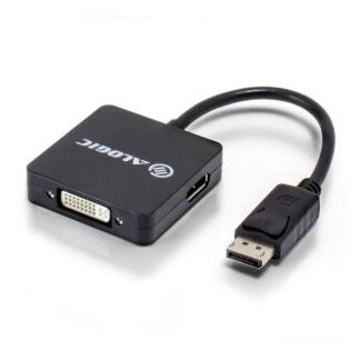 ALOGIC DP-DPDVIHD-ADP 3-in-1 DisplayPort to DisplayPort / HDMI / DVI Adapter