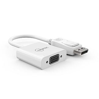 Cruxtec DTV18-WH Displayport Male to VGA Femlae 1080P Adapter