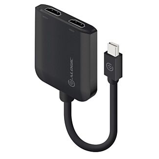 Alogic MDP2HD-ADP Mini DisplayPort to Dual HDMI 2.0 Adapter - 4K - 30 Hz