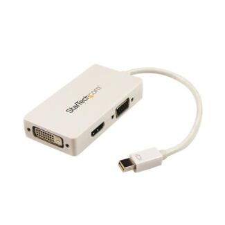 StarTech MDP2VGDVHDW mDP to VGA DVI HDMI-3-in-1 Adapter