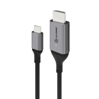 Alogic ULCHD01-SGR 1m Ultra USB-C (Male) to HDMI (Male) Cable - 4K @60Hz