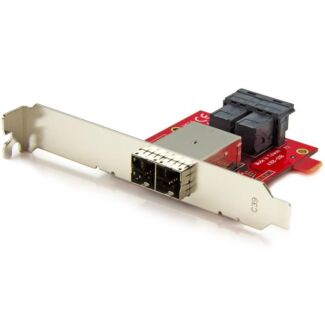 StarTech SFF86448PLT2 Mini-SAS Adapter - Dual SFF-8643 to 8644