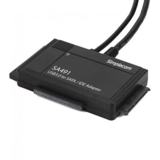 Simplecom SIMSA491 SA491 3 in 1 USB 3.0 to 2.5" 3.5 & 5.25" SATA/IDE Adapter with Power Supply