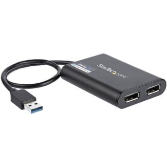 STARTECH USB32DP24K60 Adapter USB to Dual DisplayPort 4K 60Hz