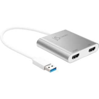 j5create JUA365 USB3.0 to Dual HDMI Multi-Monitor Adapter