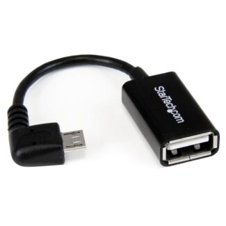 StarTech UUSBOTGRA 5in Right Angle Micro USB OTG Adapter