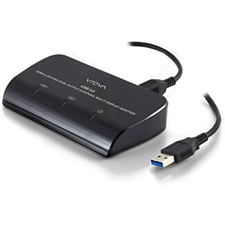 VROVA U32HDDVVG USB 3.0 to HDMI and DVI/VGA Dual Output External Adapter