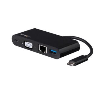 StarTech DKT30CVAGPD Adapter - USB C VGA Multiport - PD 60W